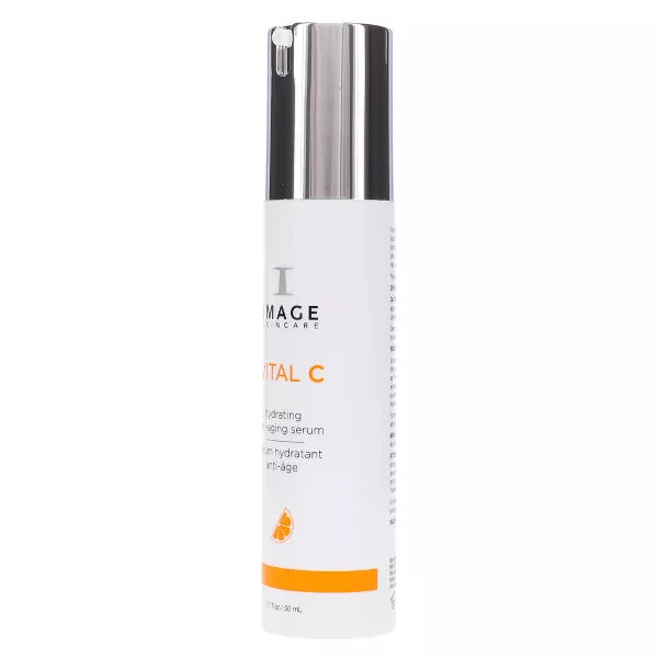 Skincare serum bottle with 'IMAGE' branding on a white background