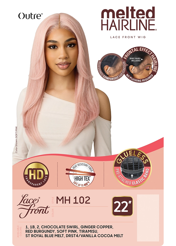 Outre Melted Hairline Lace Front Wig 22"