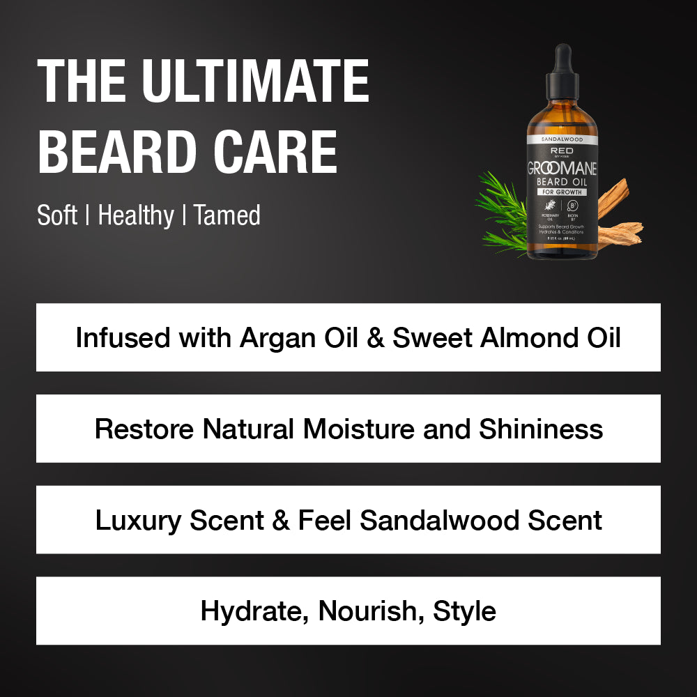 Natural oils used in GROOMANE Beard Growth Oil

