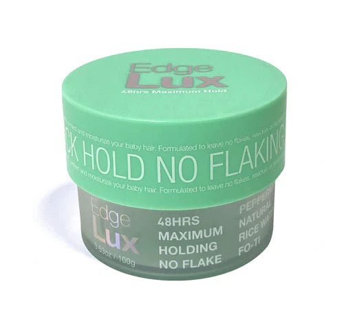 Lux Collection EDGE LUX 48 Hour Maximum Hold No Flaking Natural Ingredients Conditioning Hair Gel
