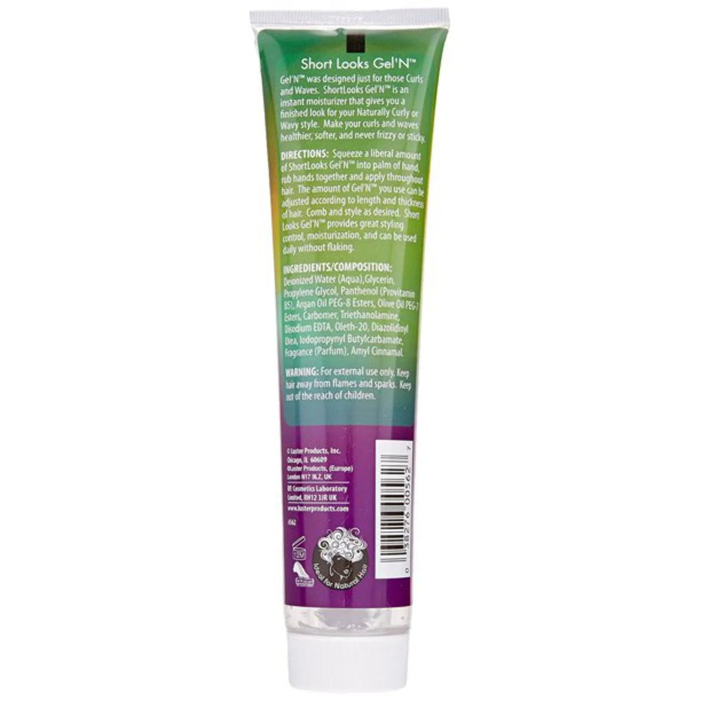 Luster's Pink Shortlooks Styling Gel'N - 6 oz