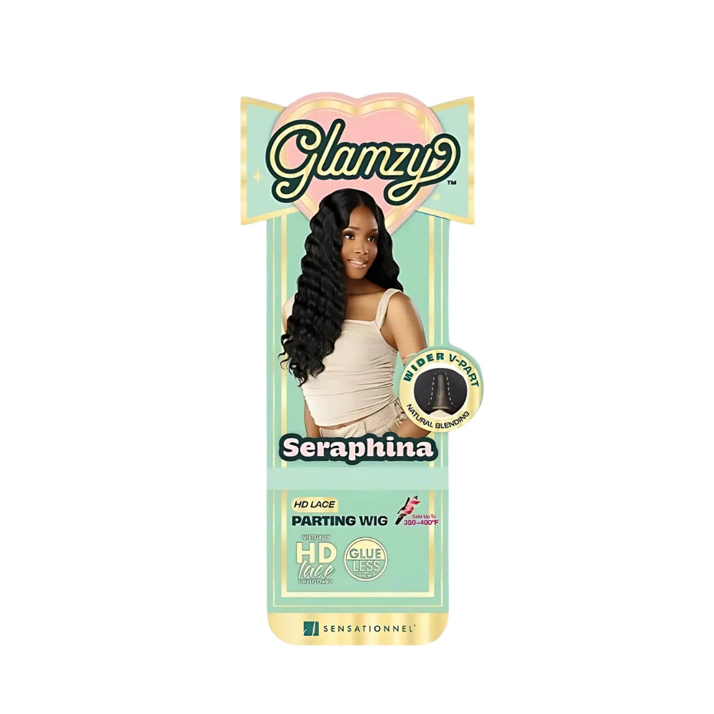 Sensationnel Glamzy 100% Premium Fiber HD Lace Crown V-Part Wig - Seraphina