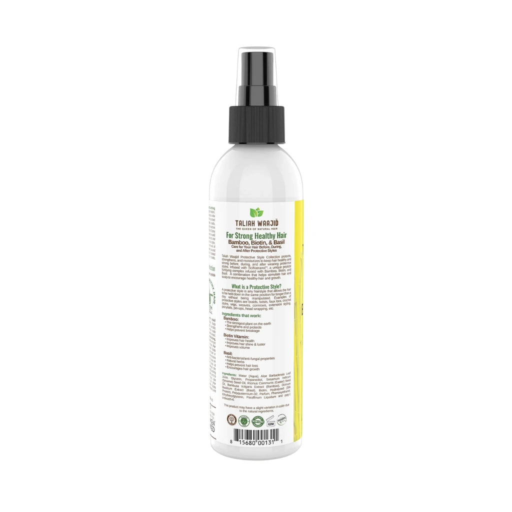 Packaging of Taliah Waajid Protective Styles Braid Spray
