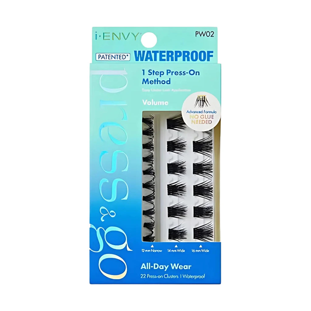 I-Envy Press & Go Waterproof Press-On Cluster Lashes front view