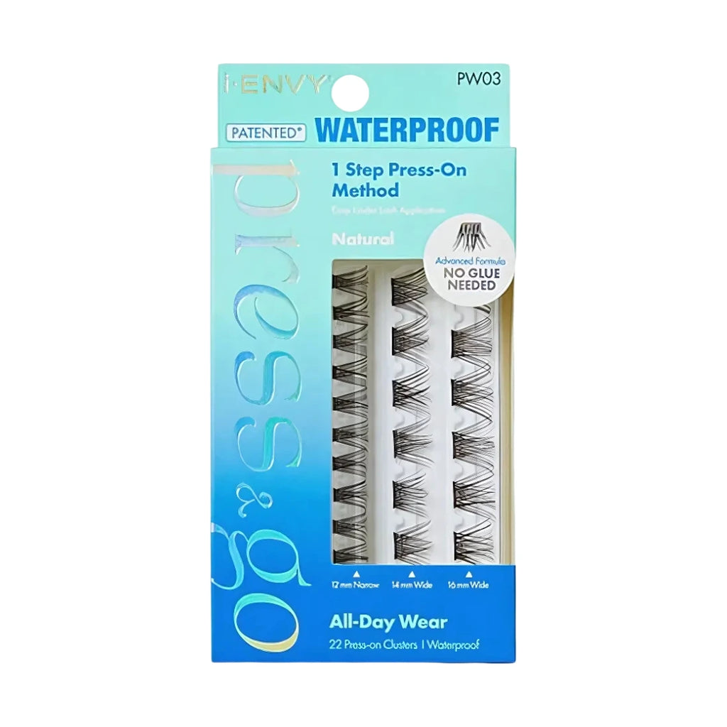 I-Envy Press & Go Waterproof Press-On Cluster Lashes front view