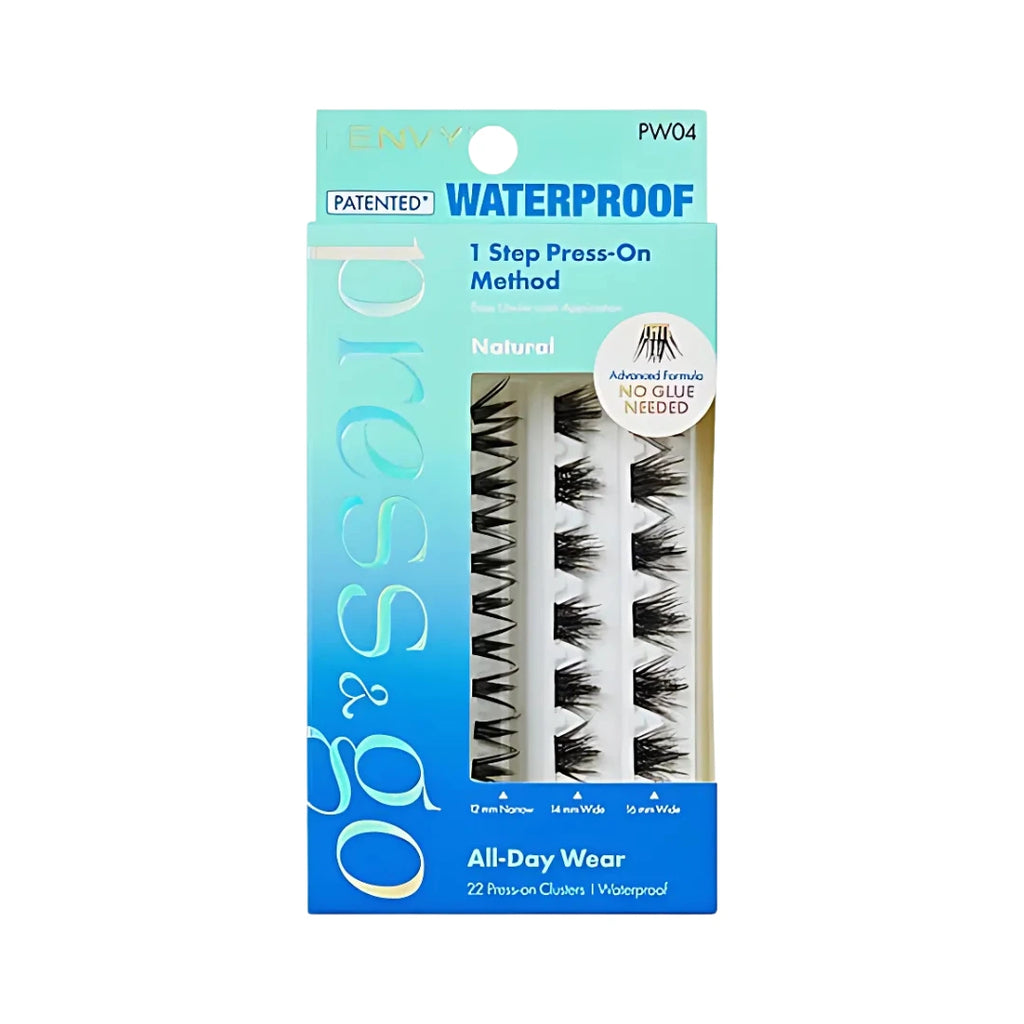 I-Envy Press & Go Waterproof Press-On Cluster Lashes front view