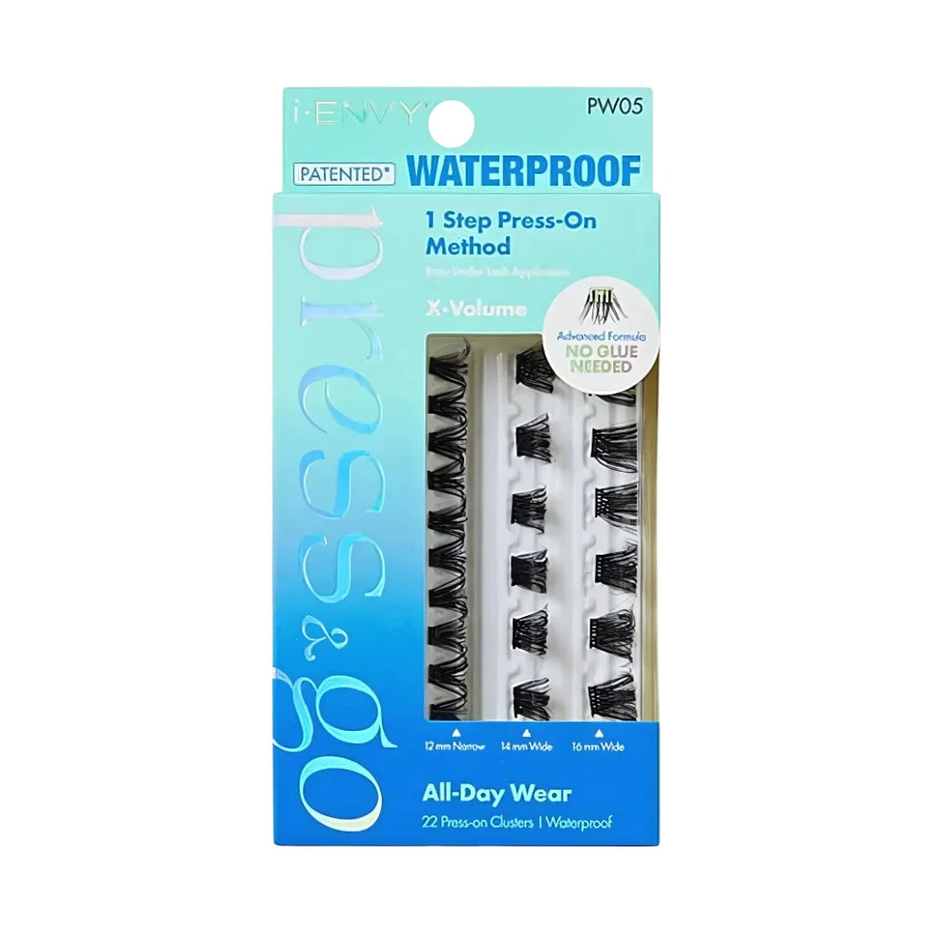 I-Envy Press & Go Waterproof Press-On Cluster Lashes front view