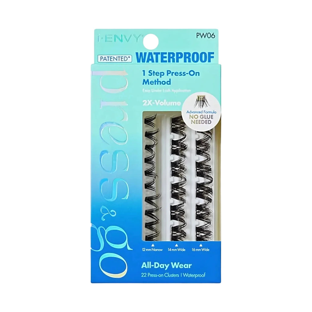 I-Envy Press & Go Waterproof Press-On Cluster Lashes front view
