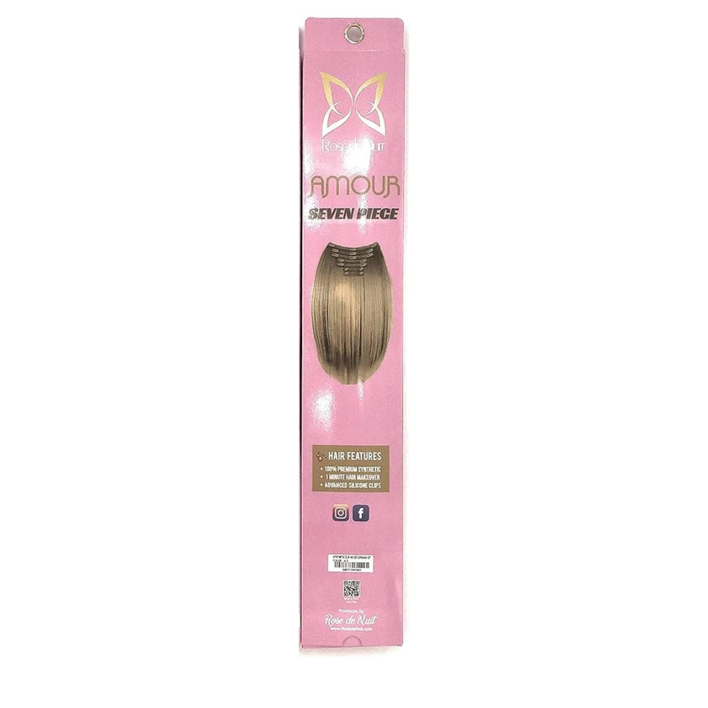 Rose De Nuit Amour Synthetic 7-Piece Clip-In Extensions