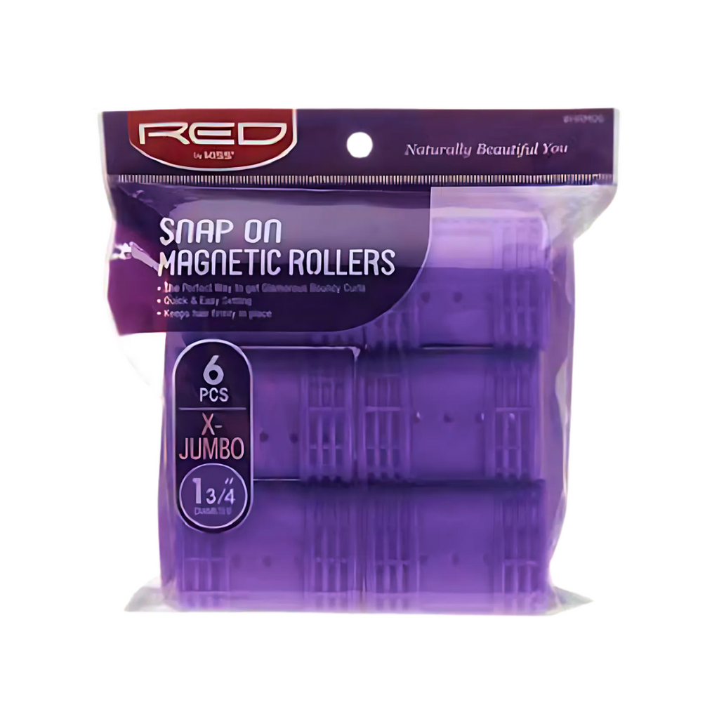 Red by Kiss Snap On Magnetic Rollers front packaging
