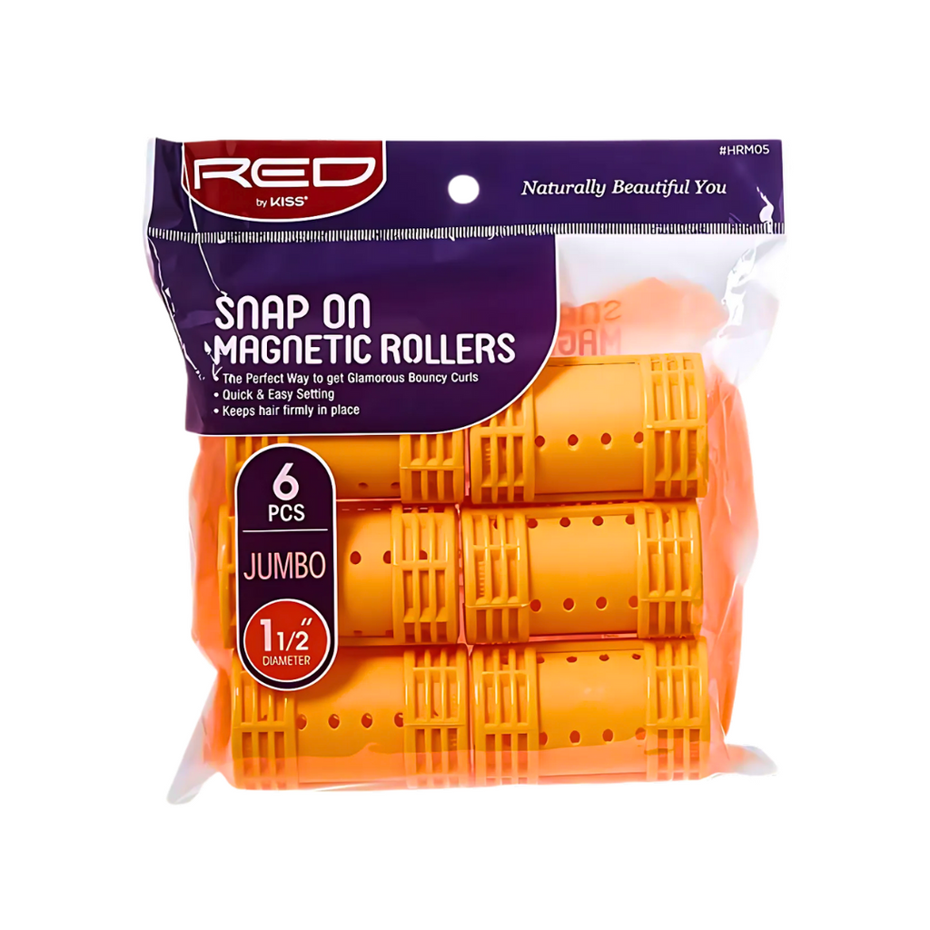 Red by Kiss Snap On Magnetic Rollers front packaging
