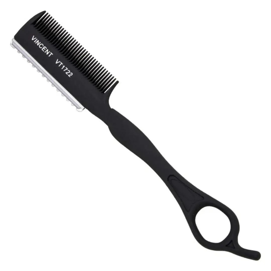 Vincent Carbon 2 Way Razor Comb - One Eye – Supreme Hair & Beauty