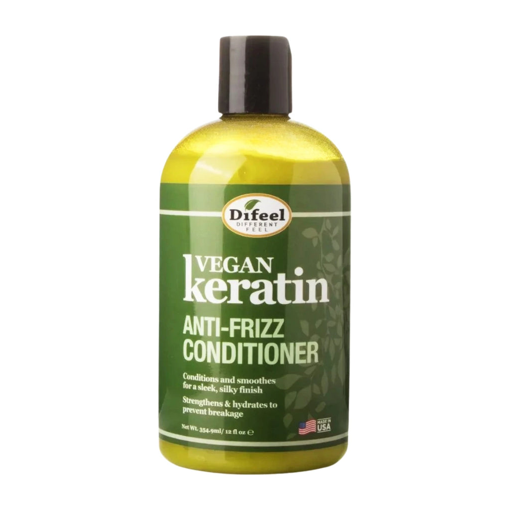 Difeel Vegan Keratin Anti-Frizz Conditioner - 12 oz