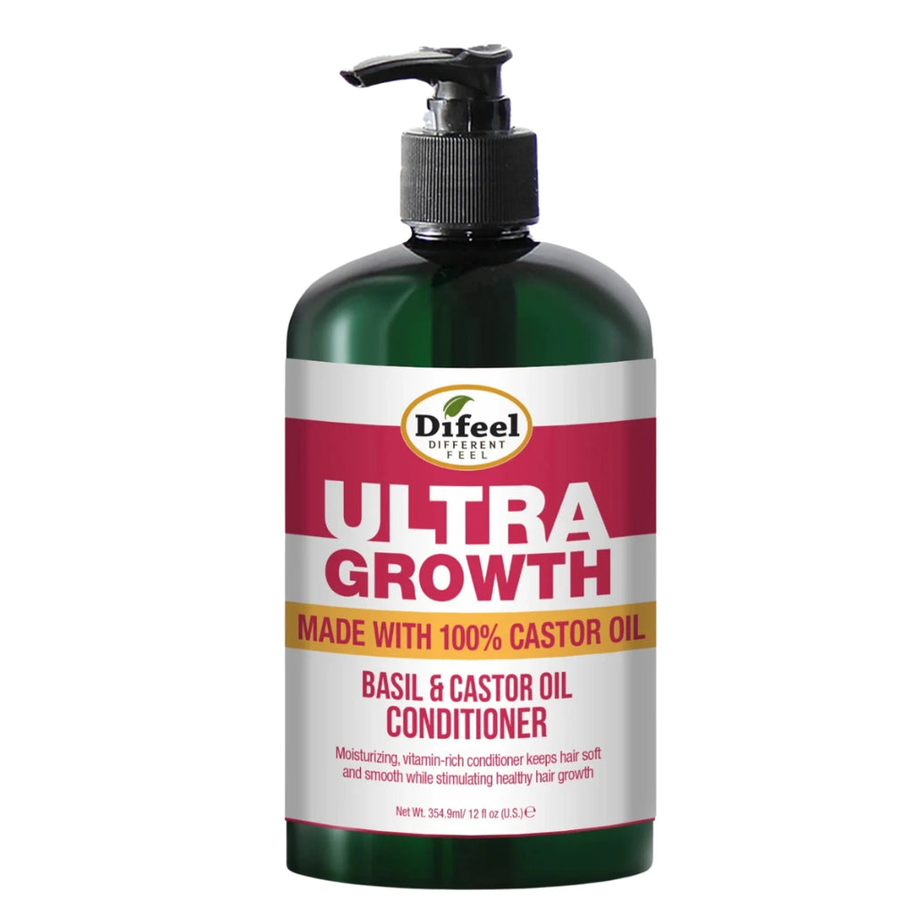 Difeel Ultra Growth Basil & Castor Oil Conditioner - 12 oz
