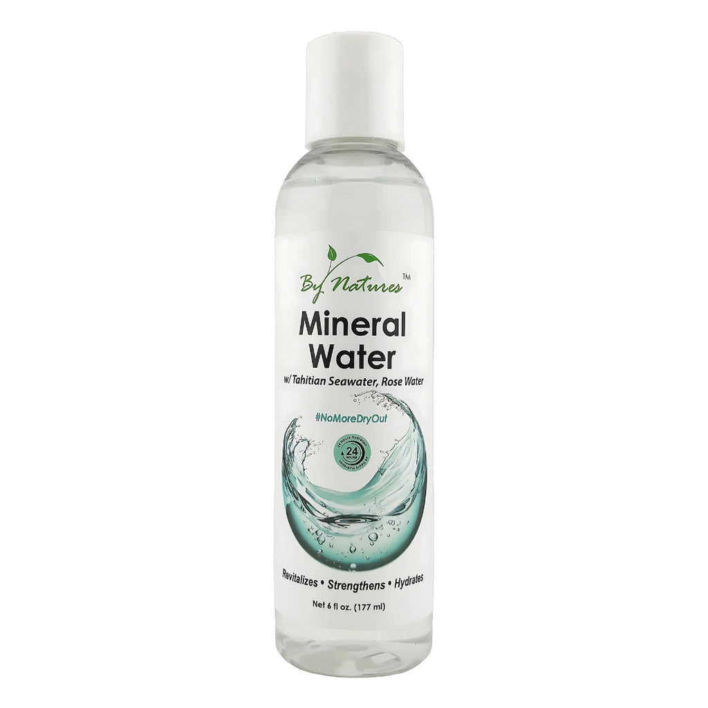 By Natures Mineral Water with Tahitian Seawater and Rose Water - 6 oz