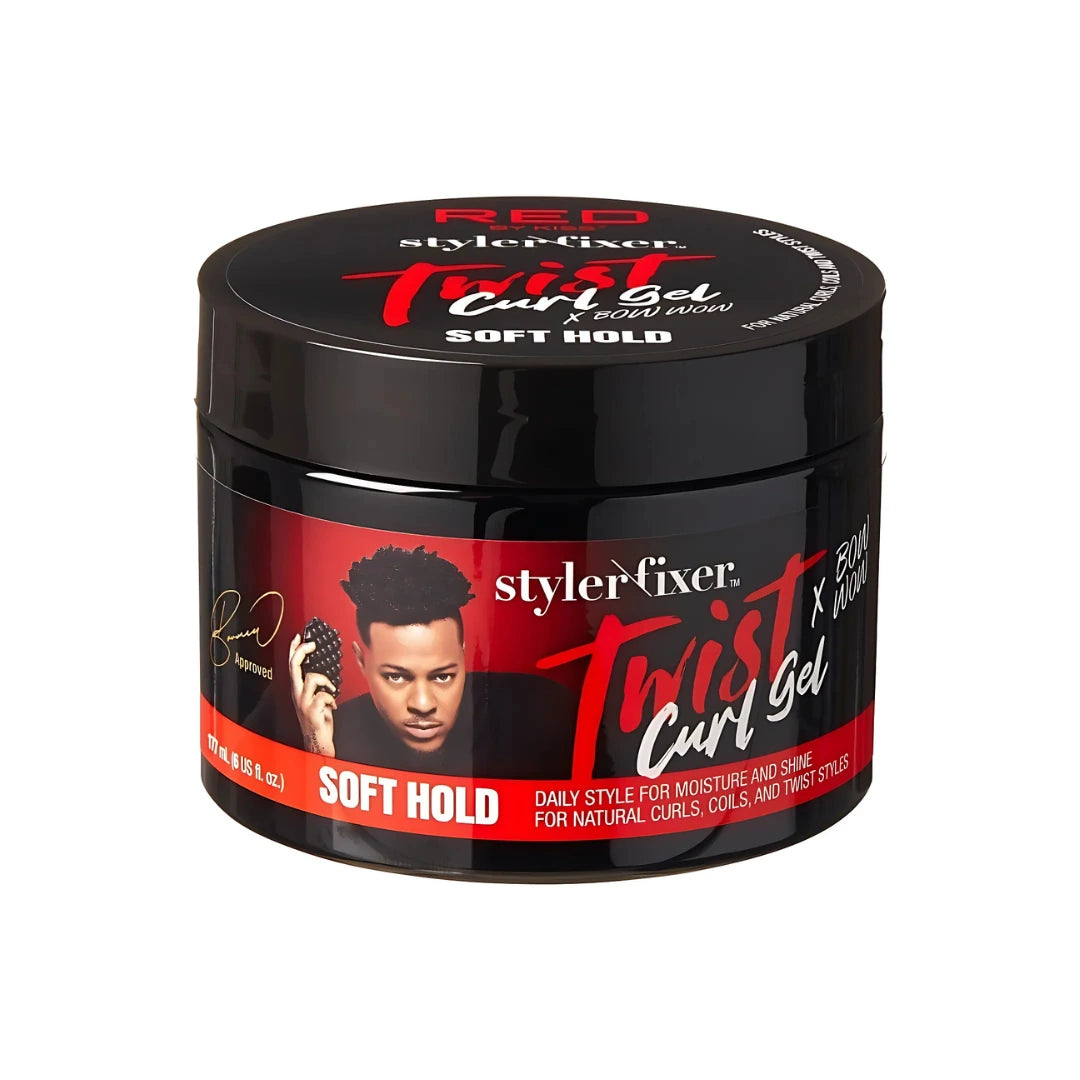 RED BY KISS Style Fixer - FREEZE - Twist Curl Gel x Bow Wow - Soft Hold 6oz