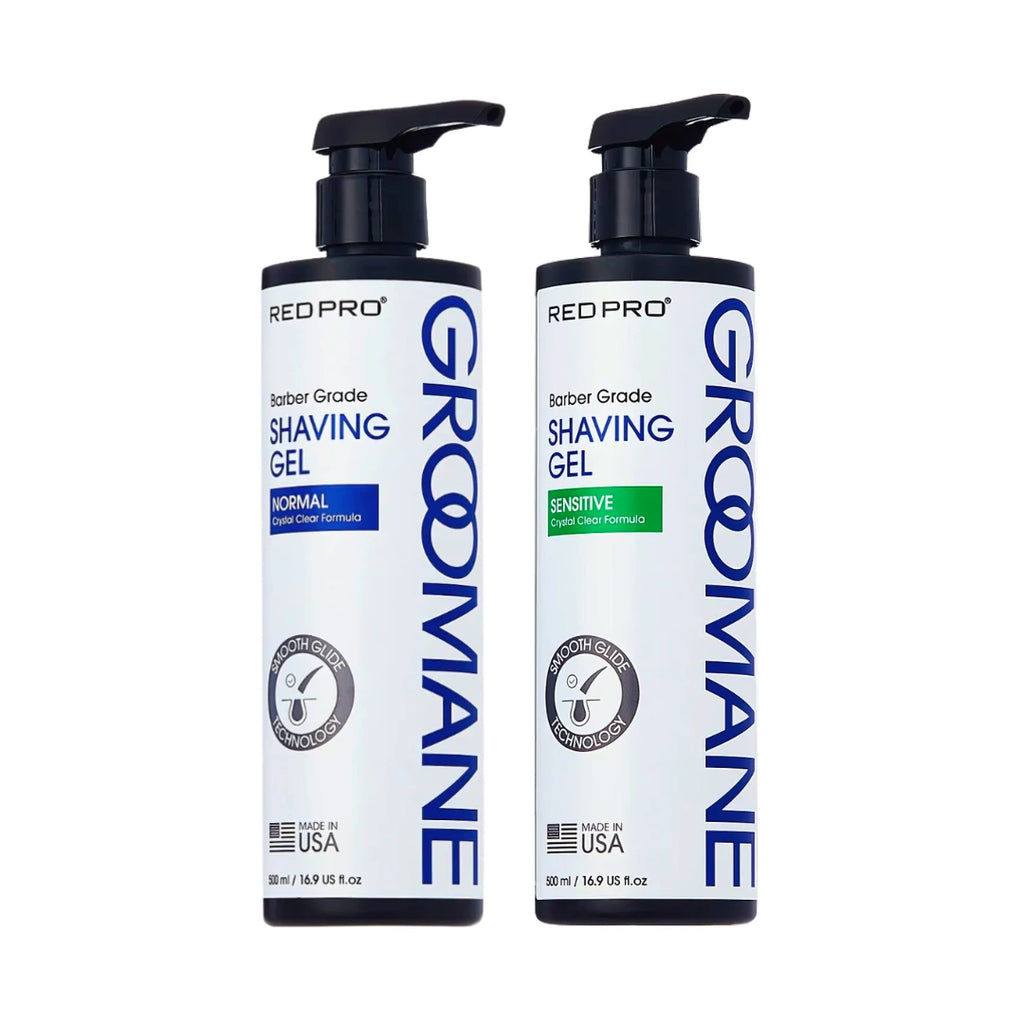 Different strengths of GROOMANE shaving gel