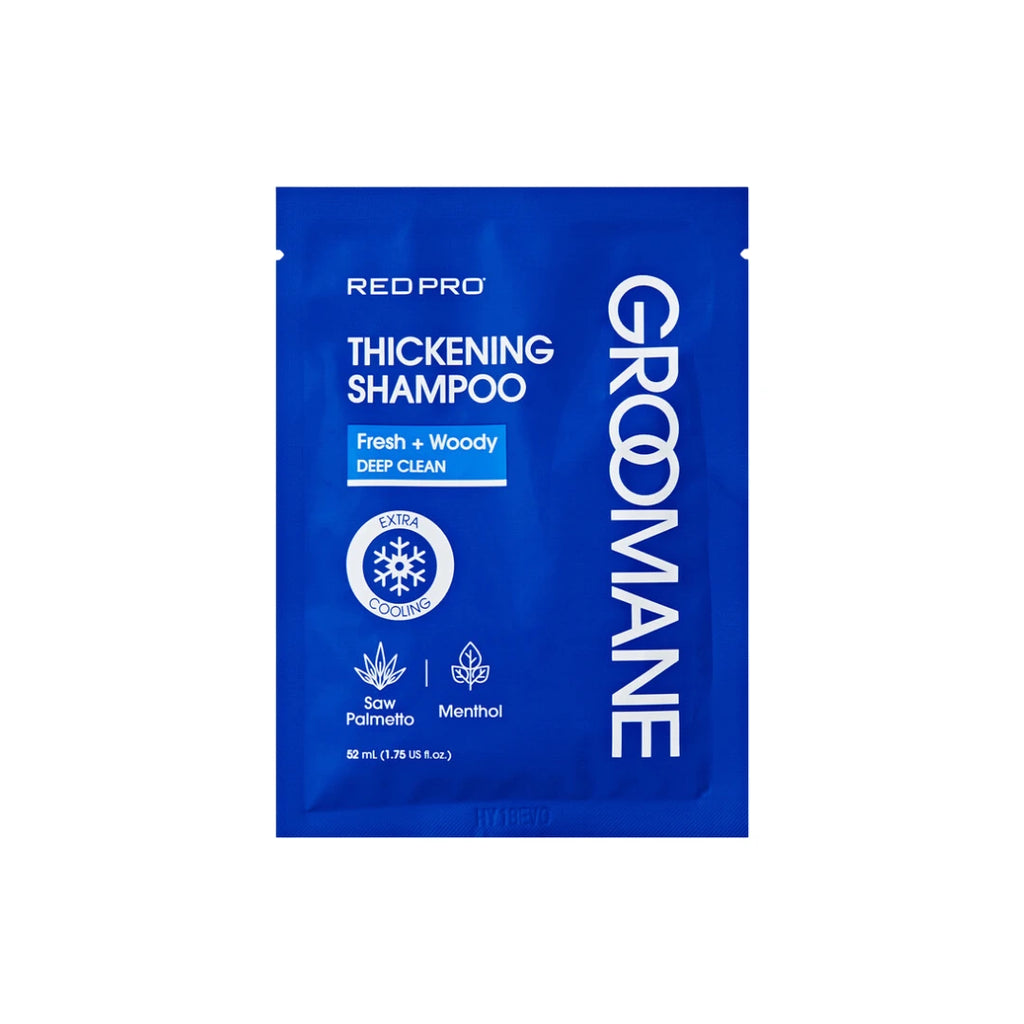 GROOMANE Thickening Shampoo with Saw Palmetto and Menthol 1.75 oz
