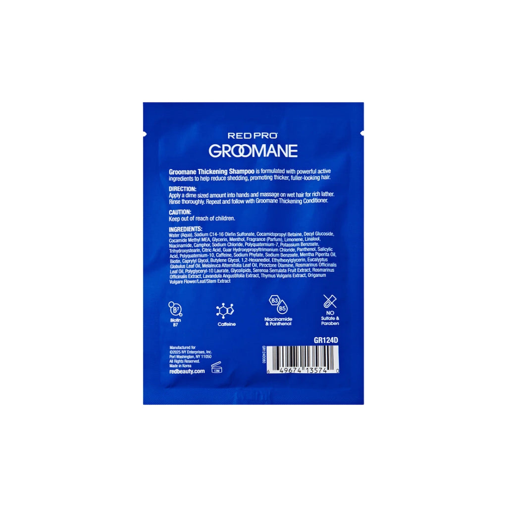 GROOMANE Thickening Shampoo with Saw Palmetto and Menthol 1.75 oz
