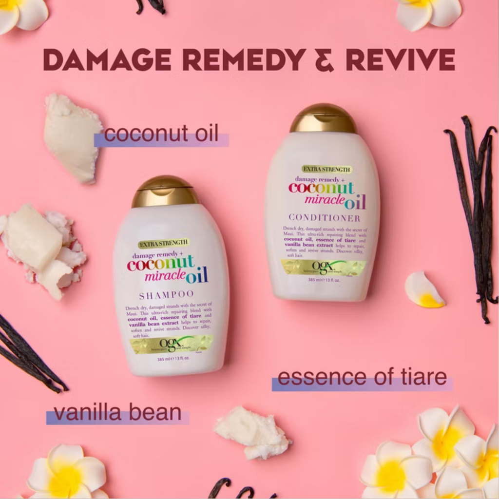 OGX Extra Strength Damage Remedy + Coconut Miracle Shampoo - 13 oz