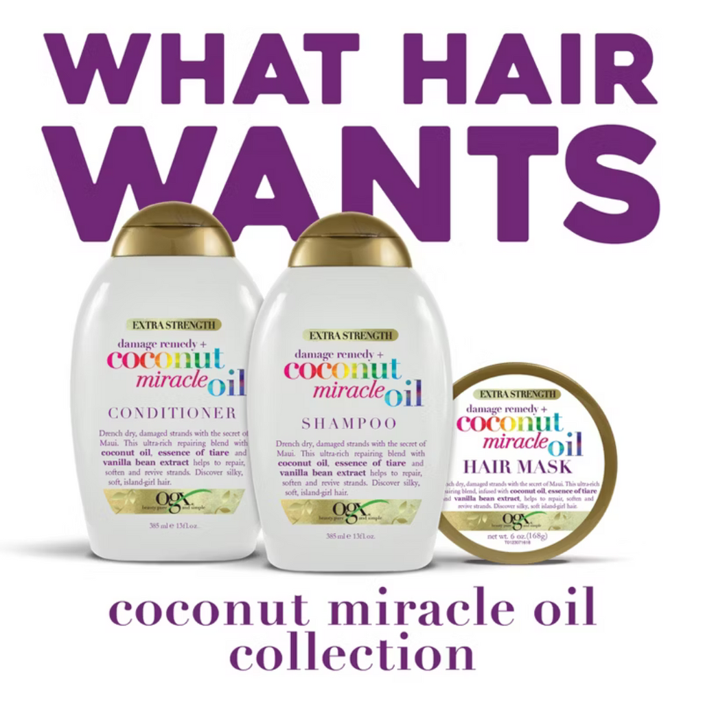 OGX Extra Strength Damage Remedy + Coconut Miracle Shampoo - 13 oz