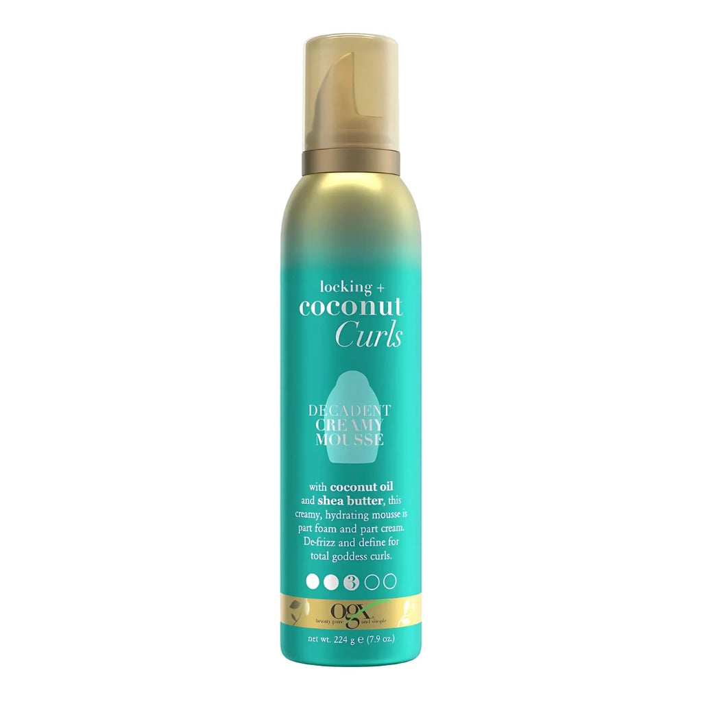 OGX Locking + Coconut Curls Creamy Mousse - 7.9 oz
