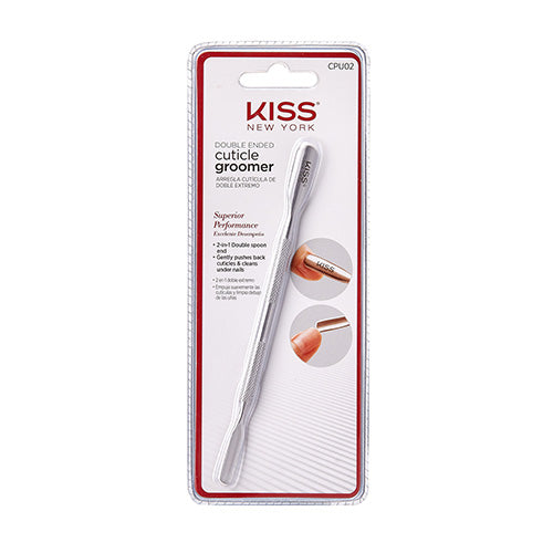 Kiss New York Cuticle Groomer - Gently Pushes Back Cuticles Clean Under Nails