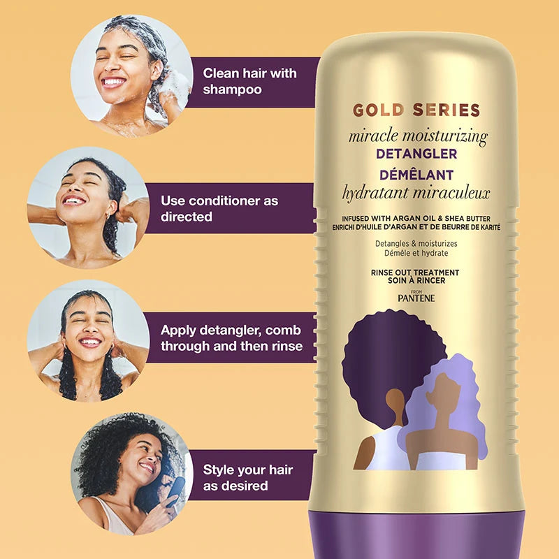 Pantene Gold Series Miracle Moisturizing Detangler- 8.0 fl oz