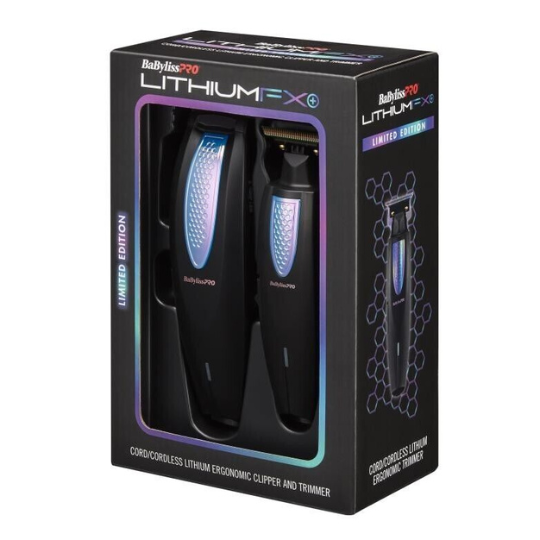 BaBylissPRO® LITHIUMFX+ Iridescent Collection Clipper & Trimmer Set