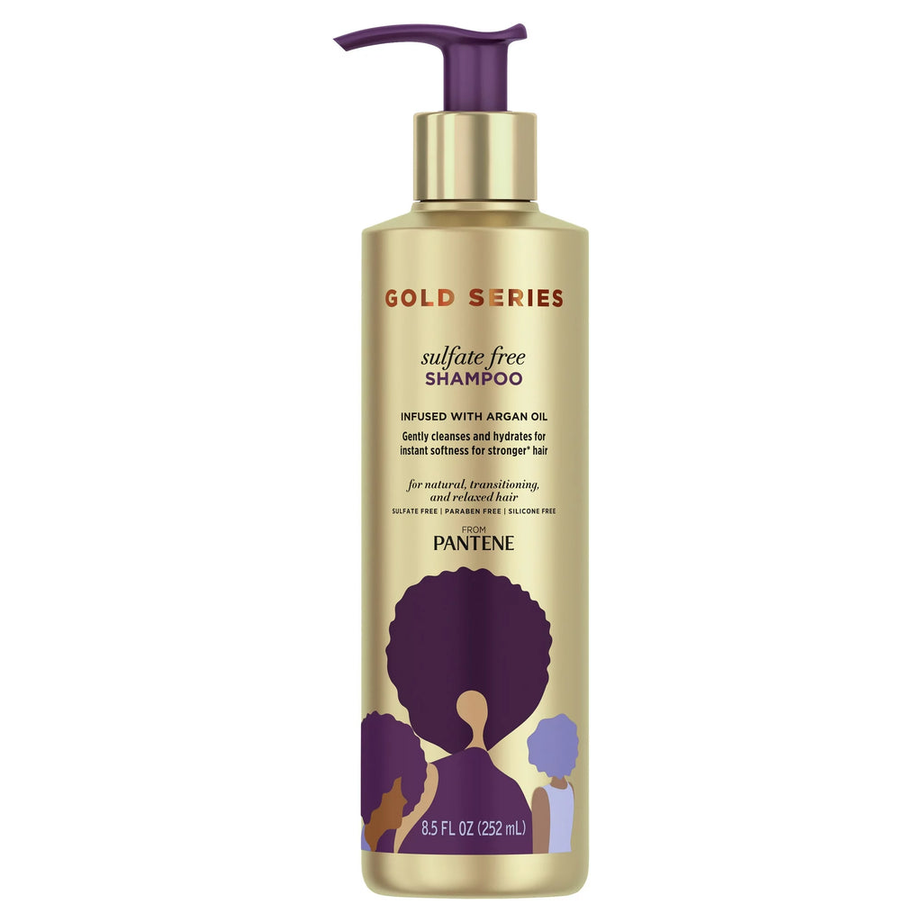 Pantene Gold Series Sulfate-Free Shampoo with Argan Oil