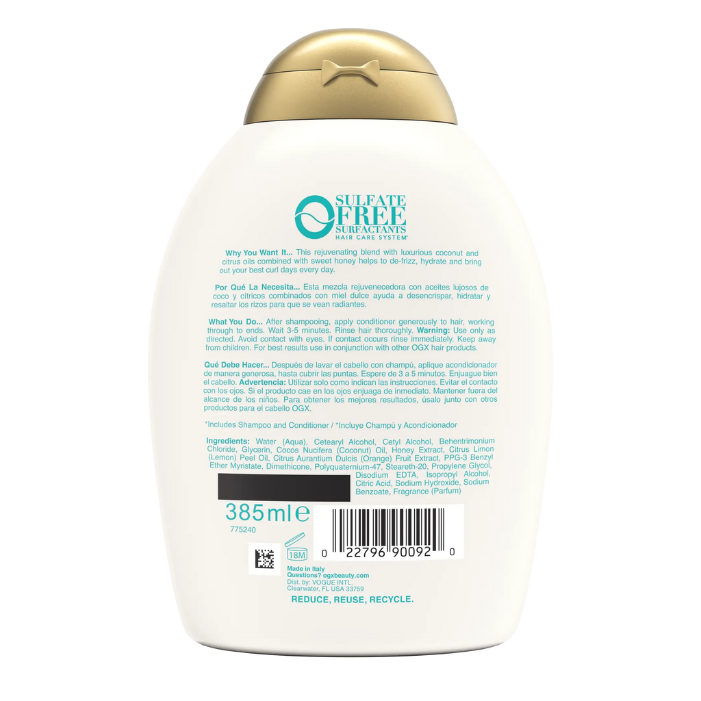 OGX Quenching + Coconut Curls Conditioner - 13 oz