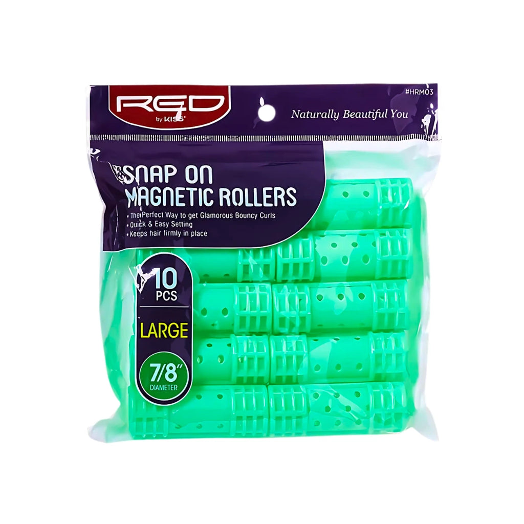 Red by Kiss Snap On Magnetic Roller