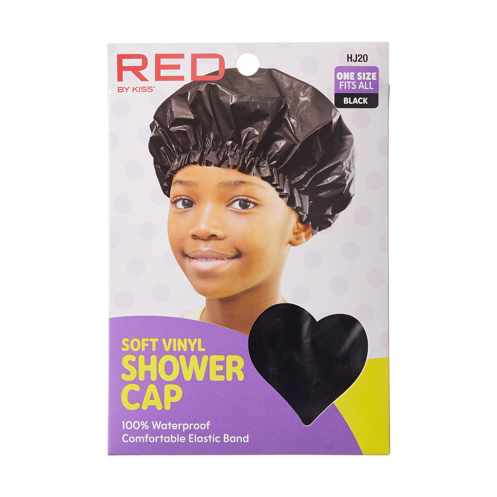 Kids Soft Vinyl Shower Cap- 100% Waterproof