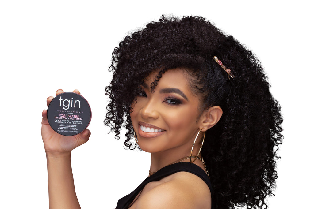 TGIN Rose Water Hydrating Hair Mask - 12 oz