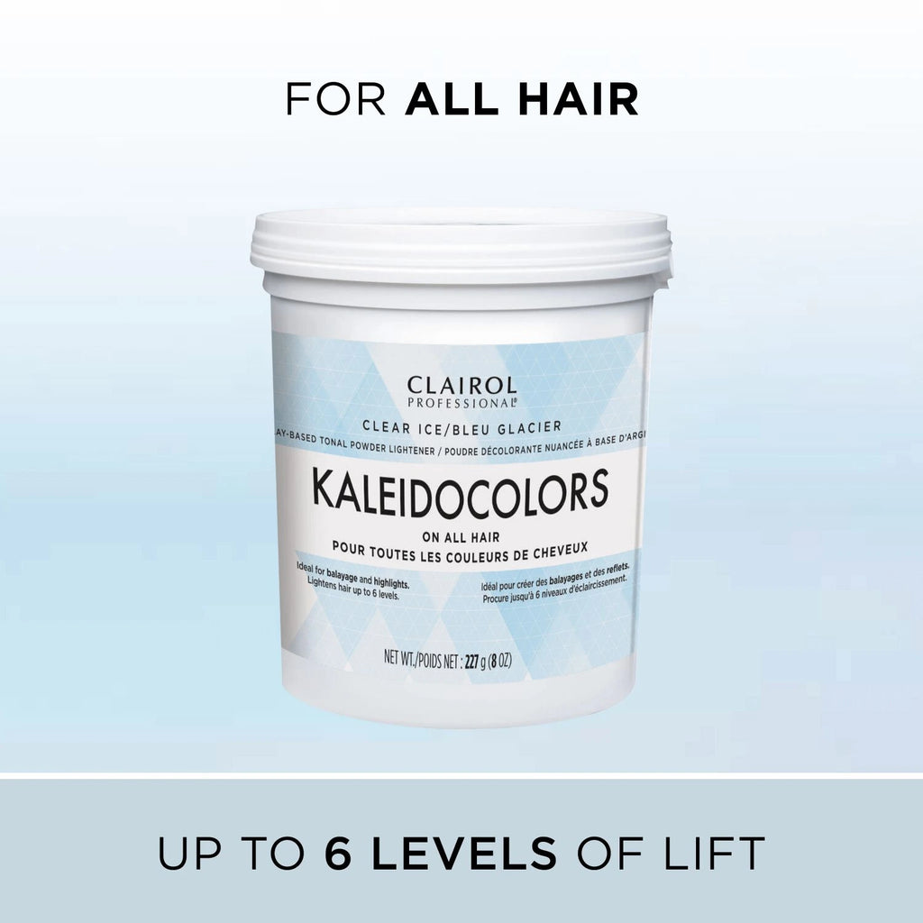 Clairol Professional Kaleidocolors - On All Hair 8 oz CLEAR ICE Powder Lightener
