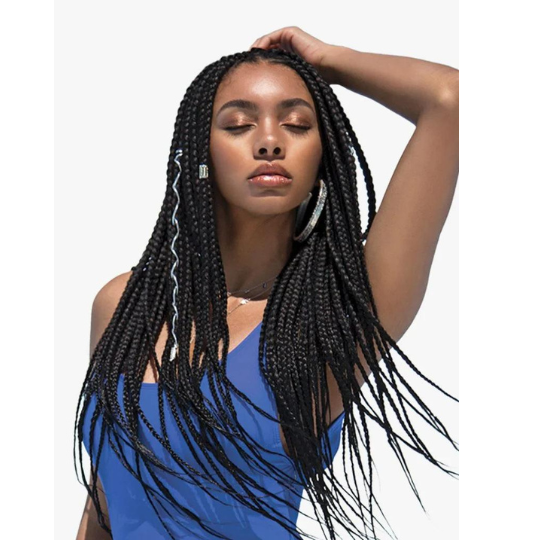 RUWA Pre-Stretched Braiding Hair 3X's Pack - 24" inches