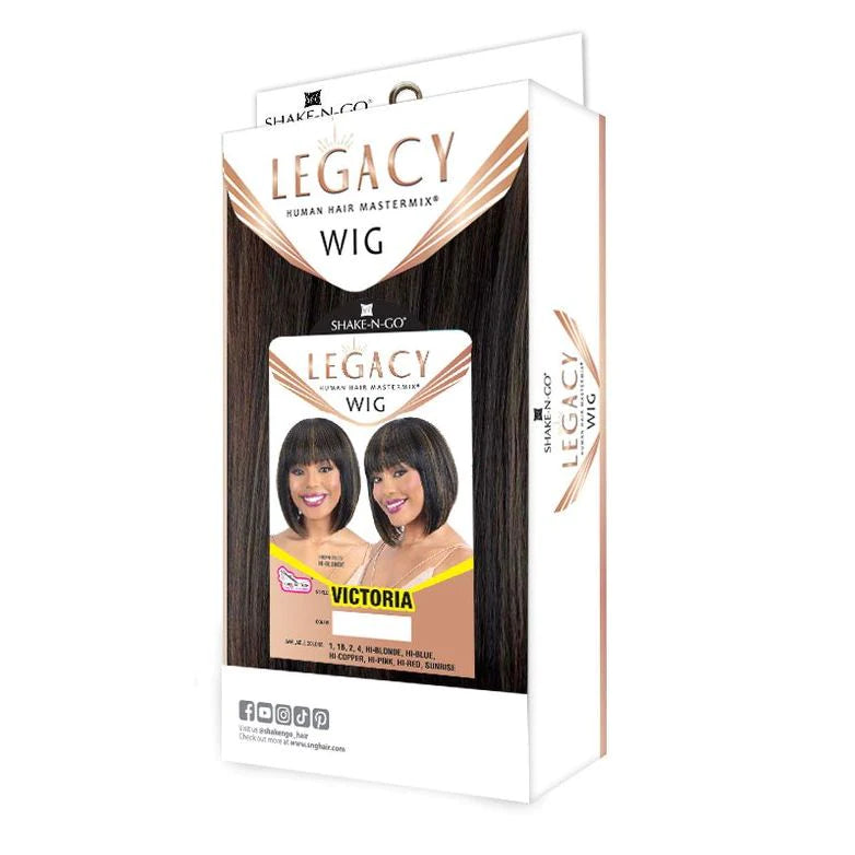 Shake 'N Go Legacy Human Hair Blend Wig - Victoria