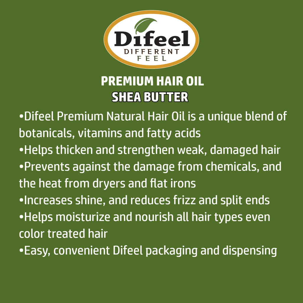 Difeel Shea Butter Premium Hair Oil