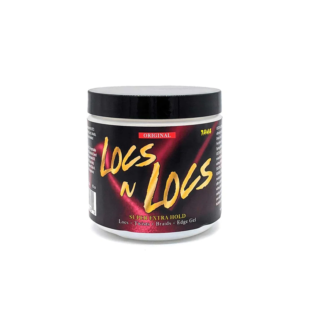 Taha Locs N Locs 5X's Super Extra hold for Locs, Twists, Braids & Edge Gel - 16 oz