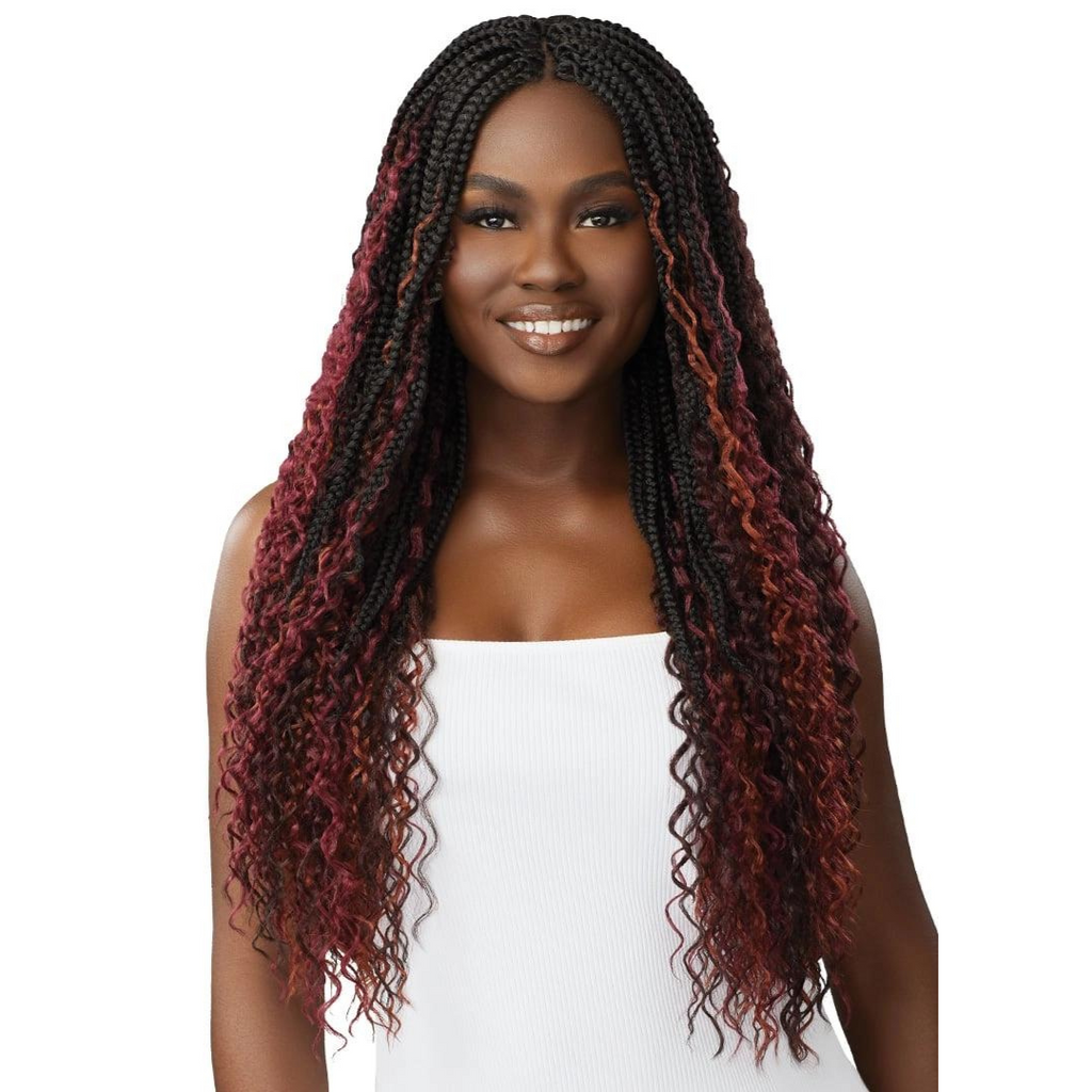 Outre Xpression Twisted Up Bobo Box Braid 3X's Pack Crochet Hair - 22"