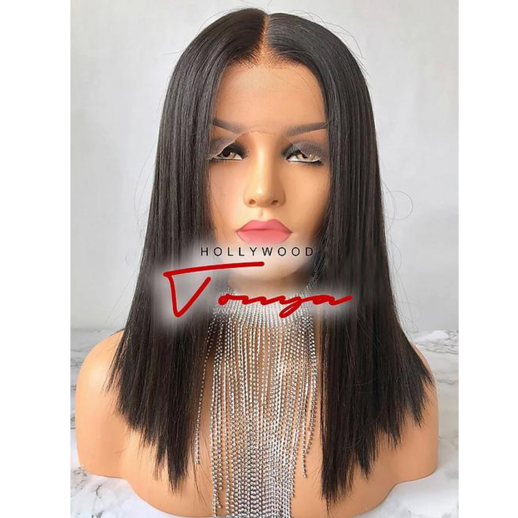 Hollywood Tonya Premium 100% Unprocessed Human Hair 4X4 Closure Celebrity Grade Wig