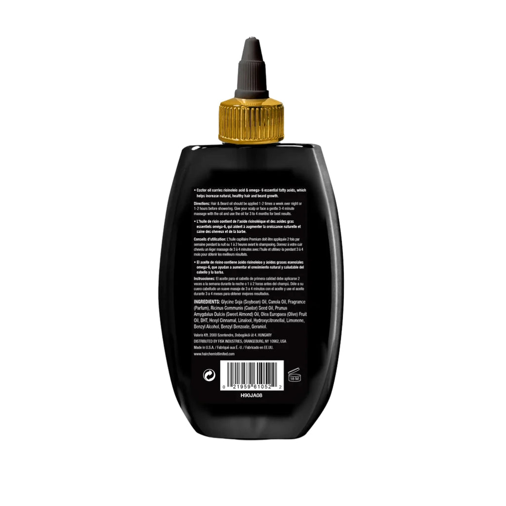 Hair Chemist Hair & Beard Oil Jamaican Black Castor