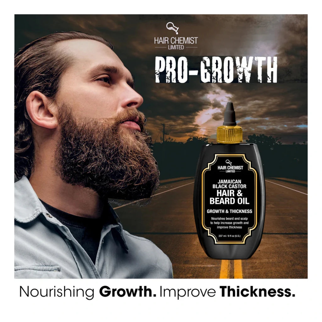 Hair Chemist Hair & Beard Oil Jamaican Black Castor