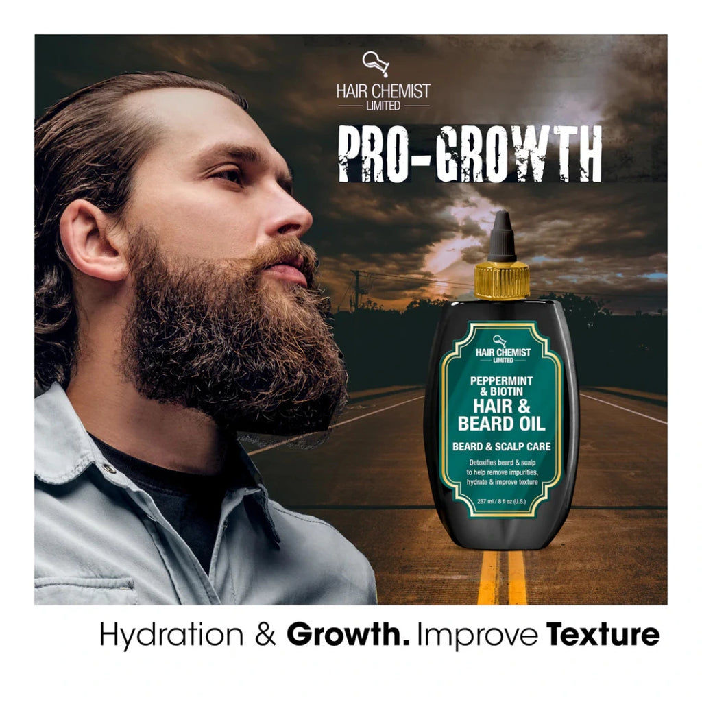 Hair Chemist Hair & Beard Oil Peppermint & Biotin