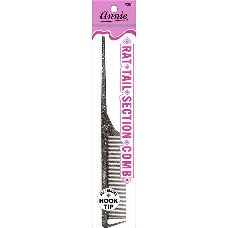 Annie Luminous Rat Tail Section Comb