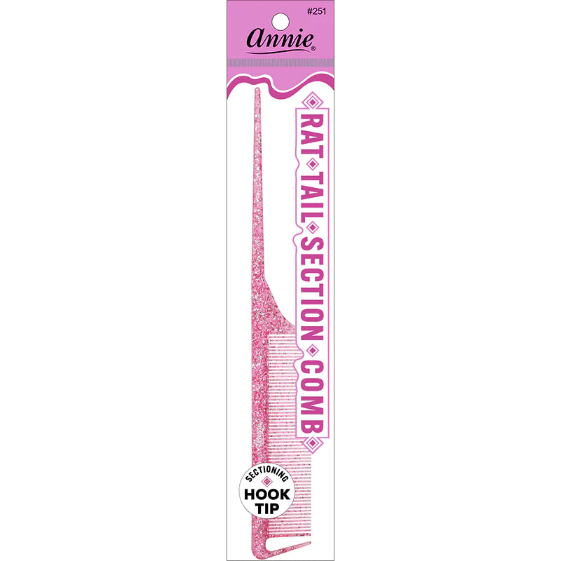Annie Luminous Rat Tail Section Comb