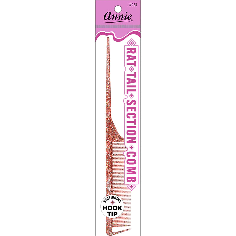 Annie Luminous Rat Tail Section Comb