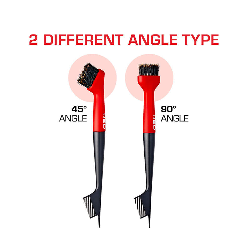 90° Angled Edge Pro Brush with Pin Tail by Red by Kiss