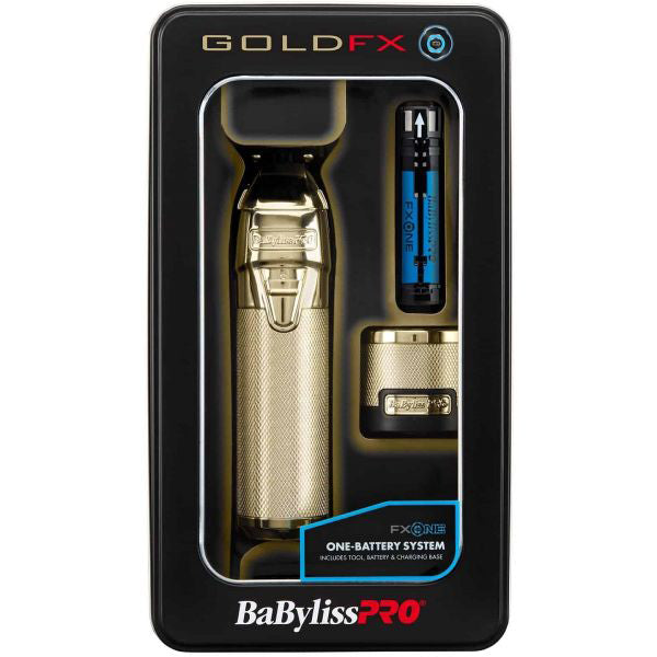 BaBylissPRO® FXONE GOLDFX All-Metal Interchangeable-Battery Trimmer 
