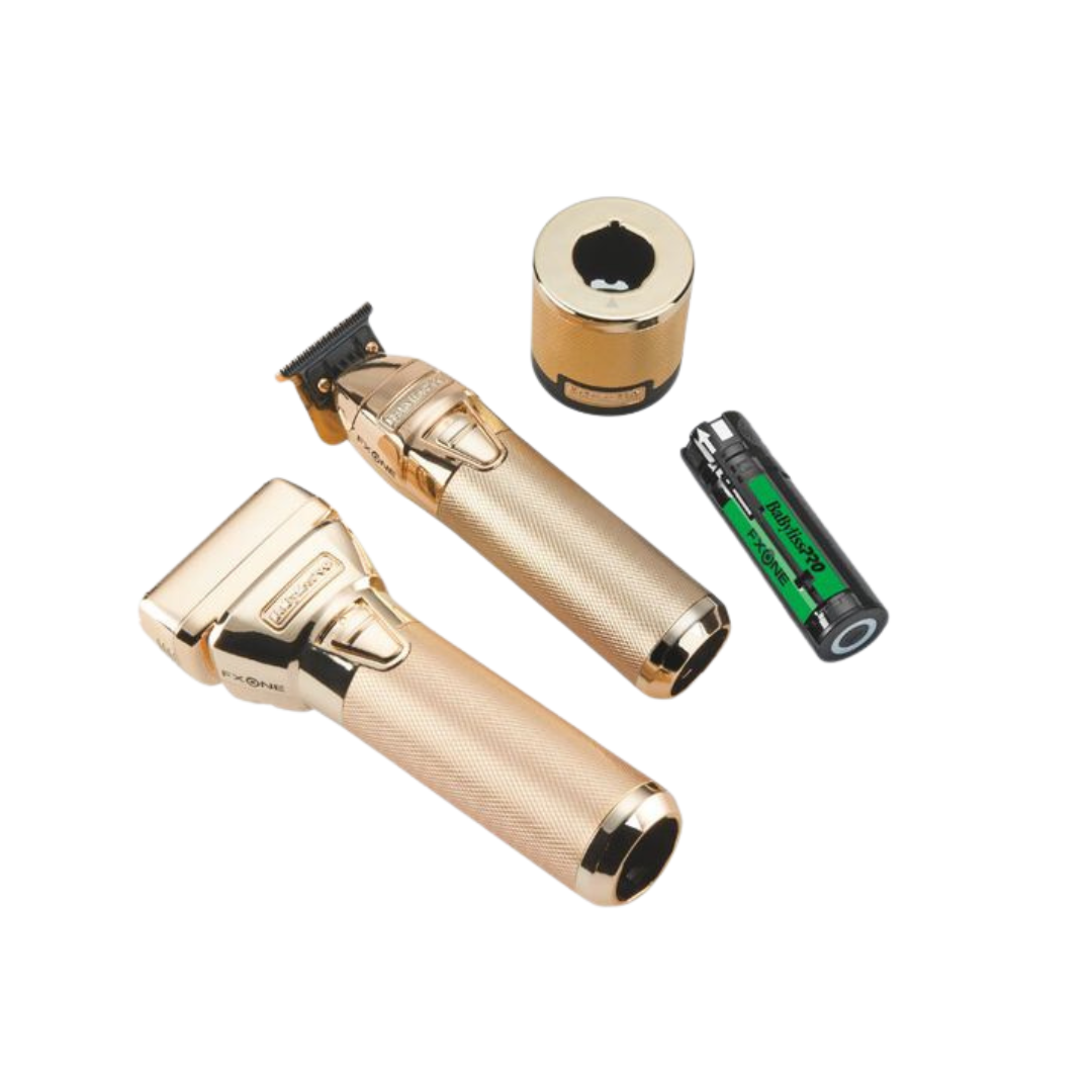 BaBylissPRO FXONE GoldFX Trimmer & Foil Shaver Set – Supreme Hair & Beauty